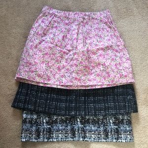 🚫SOLD🚫 J. Crew Skirt LOT Size Small/0